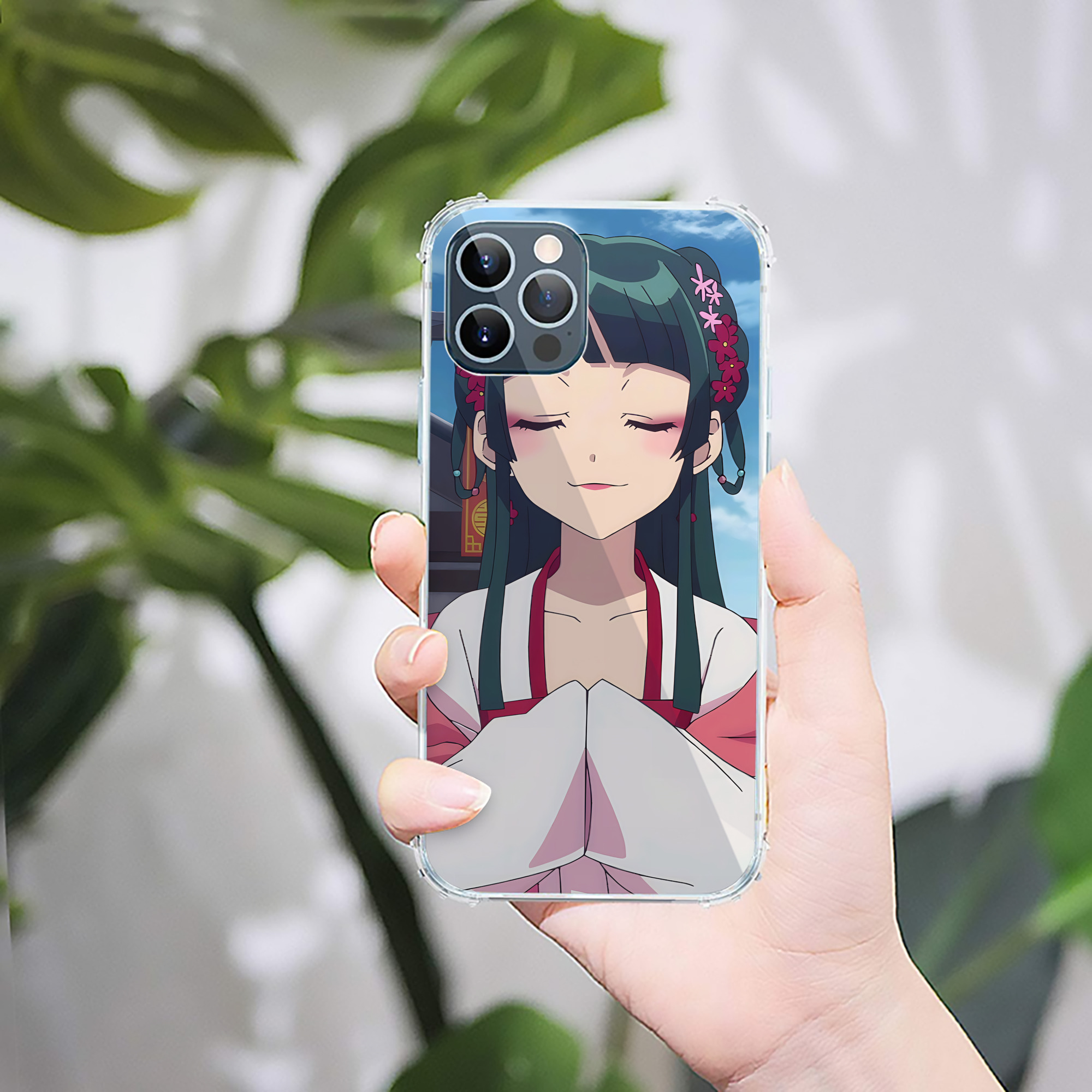 （画像用） 薬屋のひとりごと The Apothecary Diaries 【iPhone 12シリーズ対応】透明スマホケース（クリアソフトケース）
